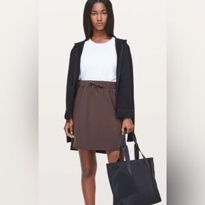 LULULEMON On The Fly Skirt Cherry Cola w/Pockets Size:8
